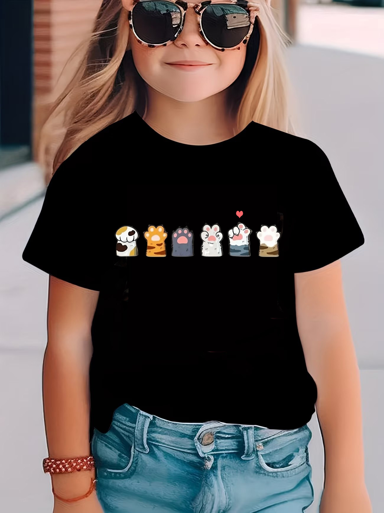 Cat Claw Bark - Paw Cat Komik Baskılı T Shirt